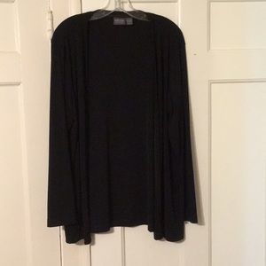 Chico’s “Auditions” black blazer/cardigan, size 2